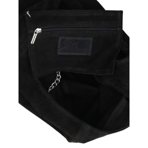 Borsa a mano da donna Made in Italy - Modello Valeria Chic - 100% pelle - 40.0 x 35.0 x 15.0 cm