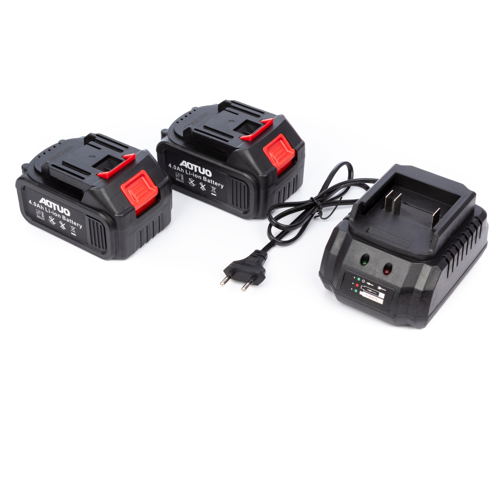 Set de 3 herramientas eléctricas, radial angular, taladro y llave de impacto 21V. Con dos baterías de 13000mAh.