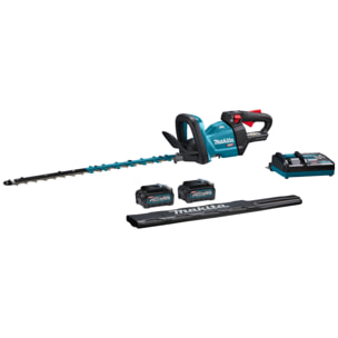 Taille-haie M 60 cm 40V max XGT - MAKITA - avec 2 batteries 40V 4.0Ah - chargeur - UH004GM201