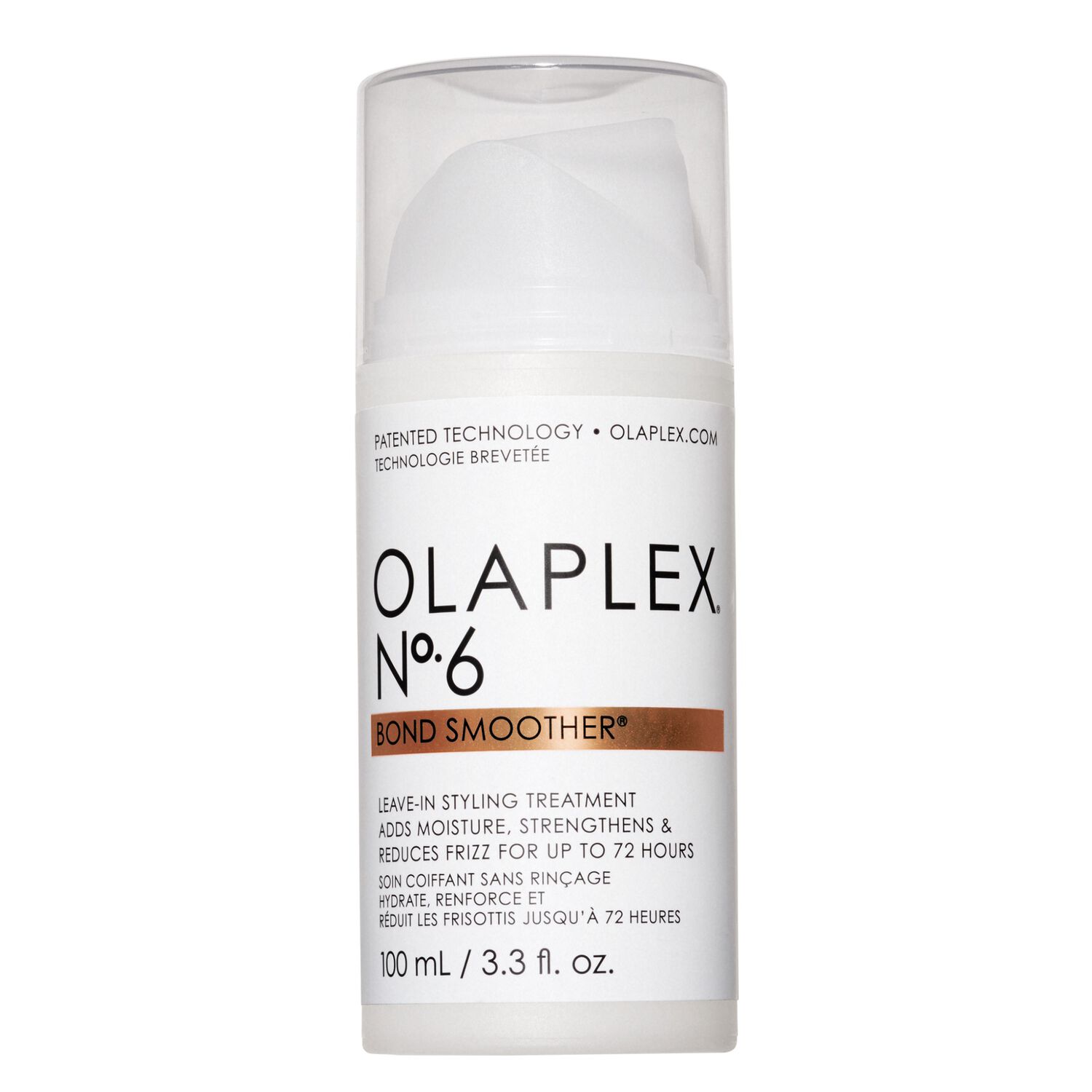 N°6 Crème Coiffante Sans Rinçage - Hydrate, Lisse les Cheveux et Réduit les Frisottis 100 ml