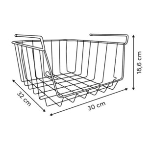 Etagère à suspendre Spacy empilable noir