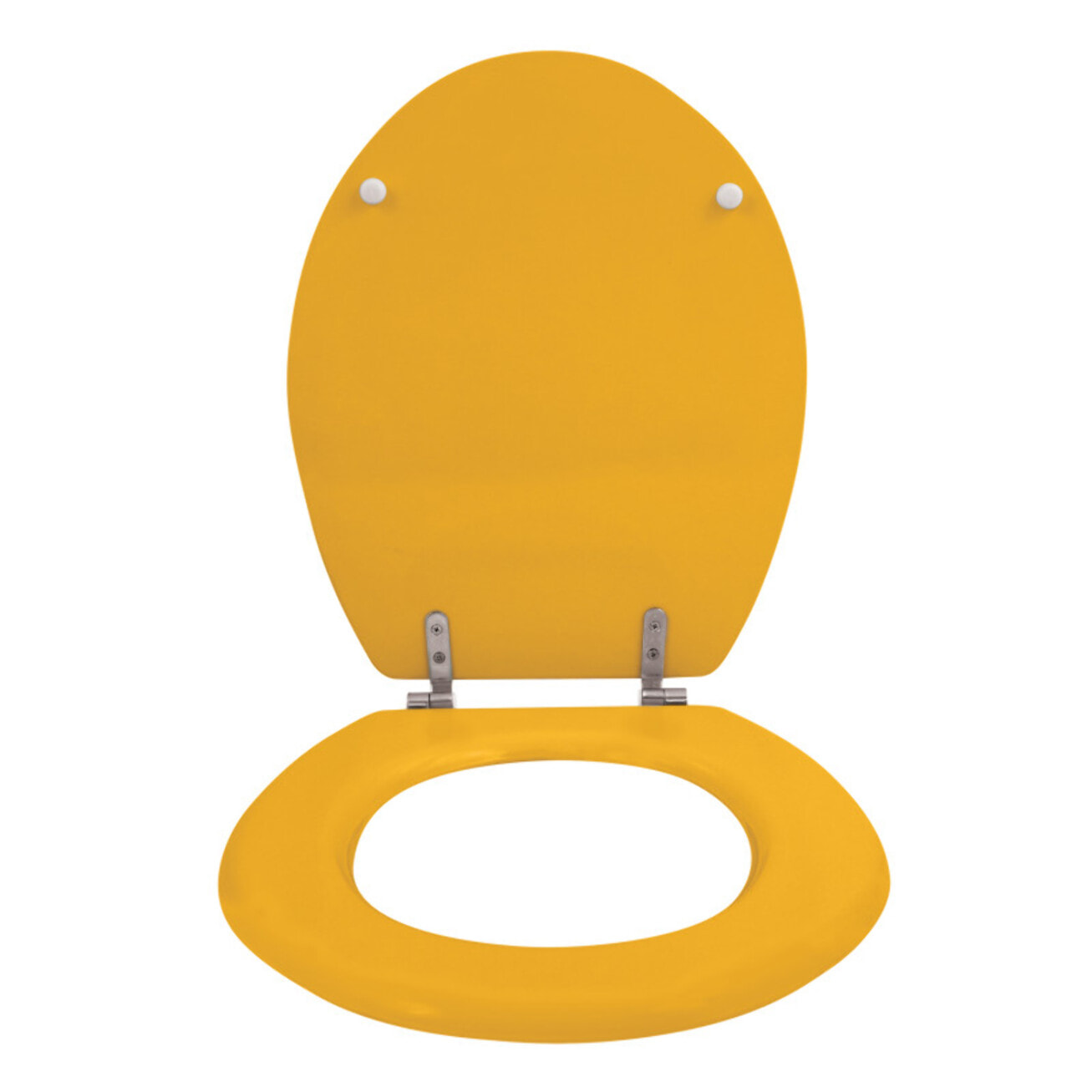 Abattant wc MDF CLEO Safran mat - Charnières en Inox MSV