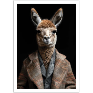 Affiche - Llama Wild Suits - Philippe Hugonnard