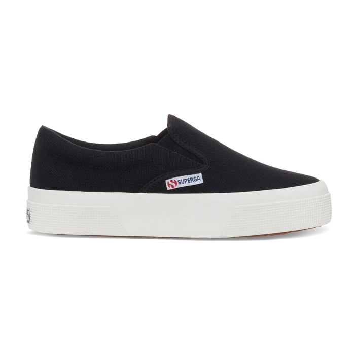 Scarpe da donna Superga Nero 2740 Platform Slipon