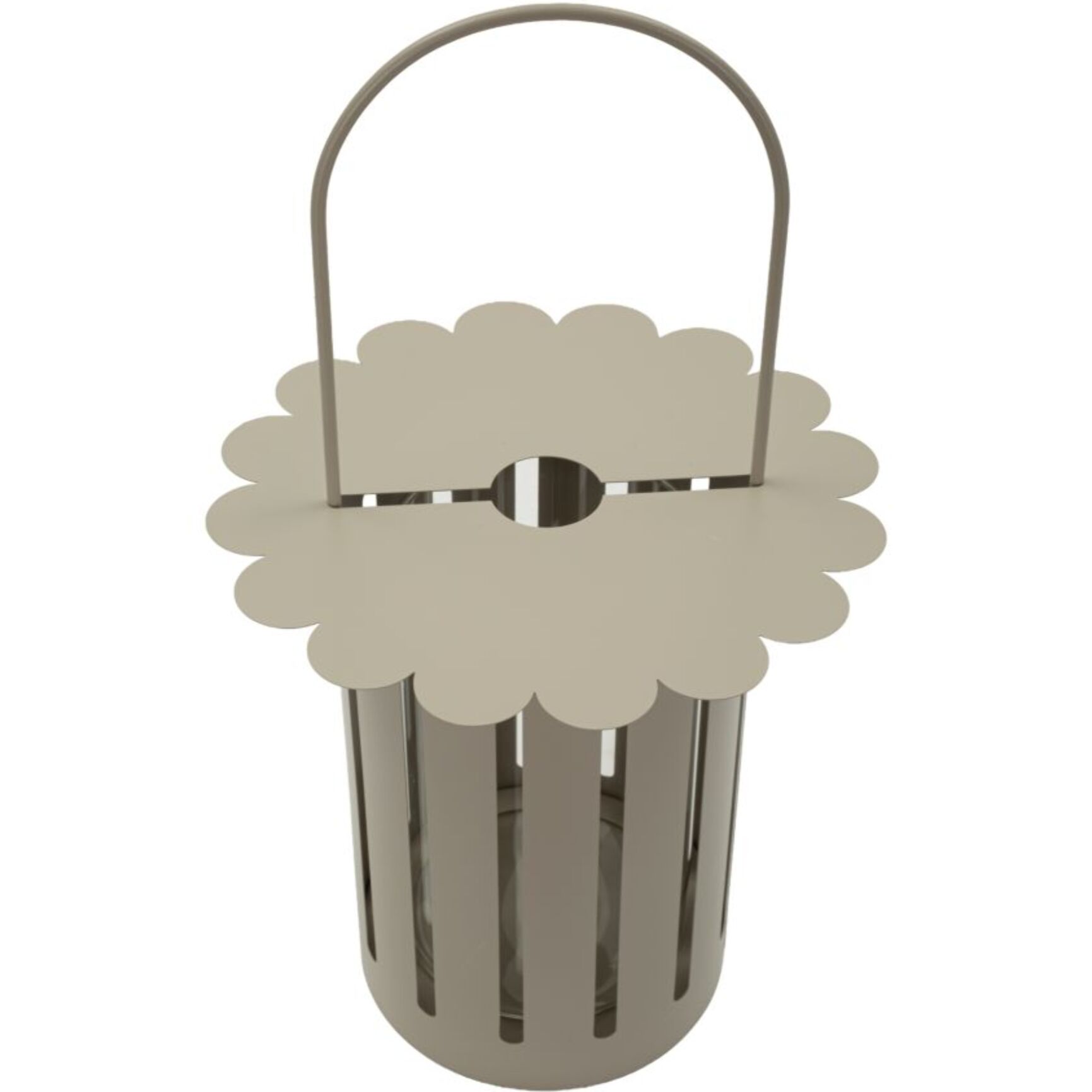 LANTERNA SATURNO TORTORA CM Ø 24X43