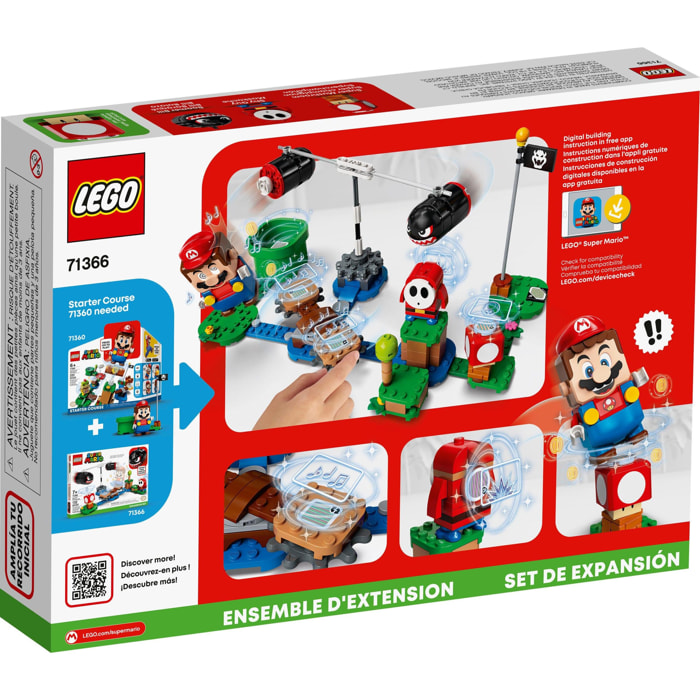 LEGO SUPER MARIO 71366 - SBARRAMENTO DI PALLOTTOLONI BILL PACK ESPANSIONE