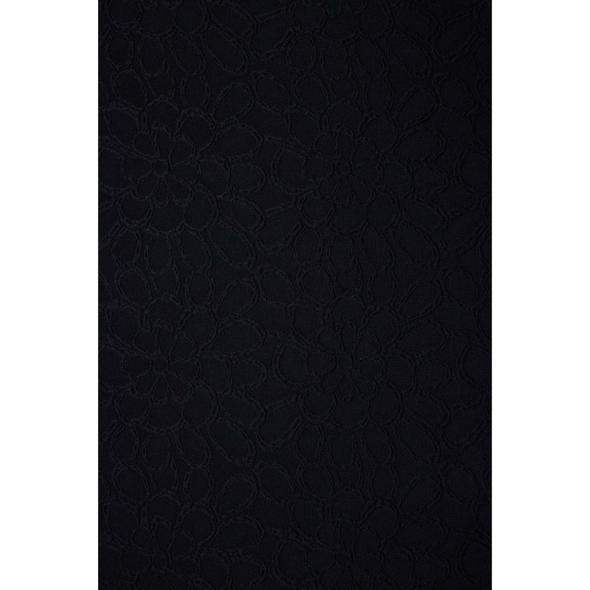 Costume da bagno riducente incrociato testurizzato nero