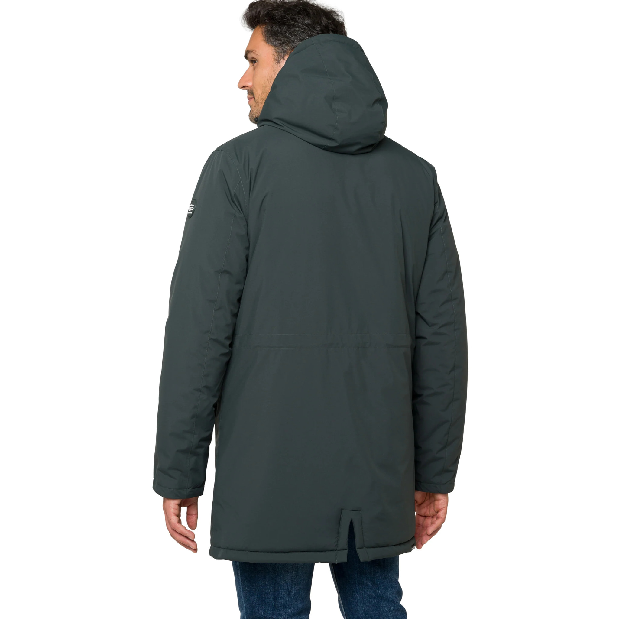 Parka LATEMAR acolchada impermeable verde oscuro