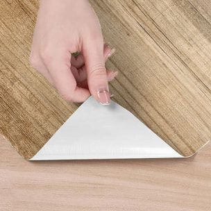 Rouleau revêtement adhésif vinyle au mètre - Sticker lavable Cuisine Meuble Armoire Porte - BOIS VINTAGE