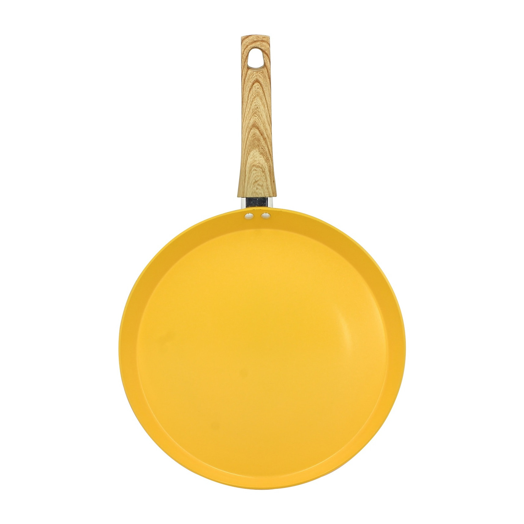 Galetière en revêtement céramique 32cm jaune - tous feux  COLORAMA