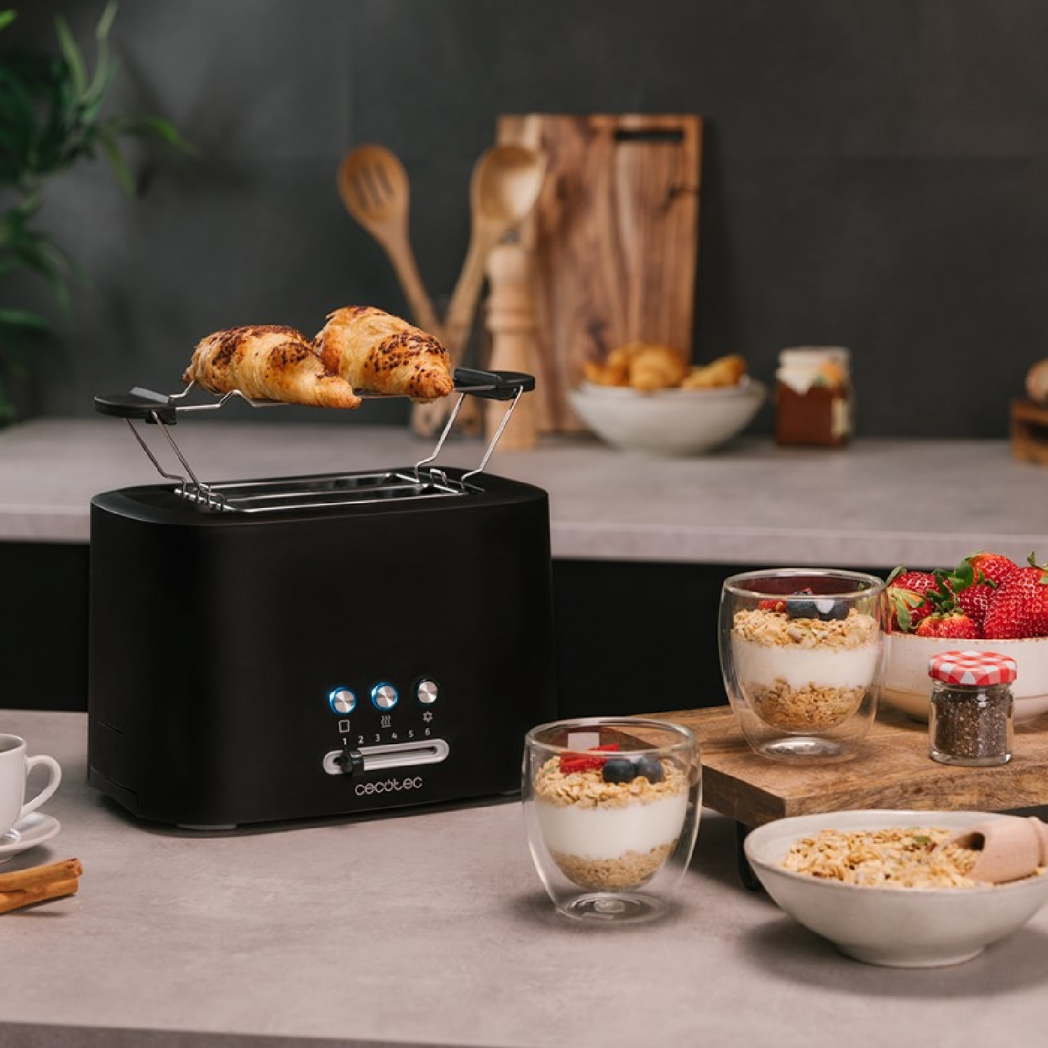 Cecotec Grille-pain vertical Toast&Taste 9000 Double
