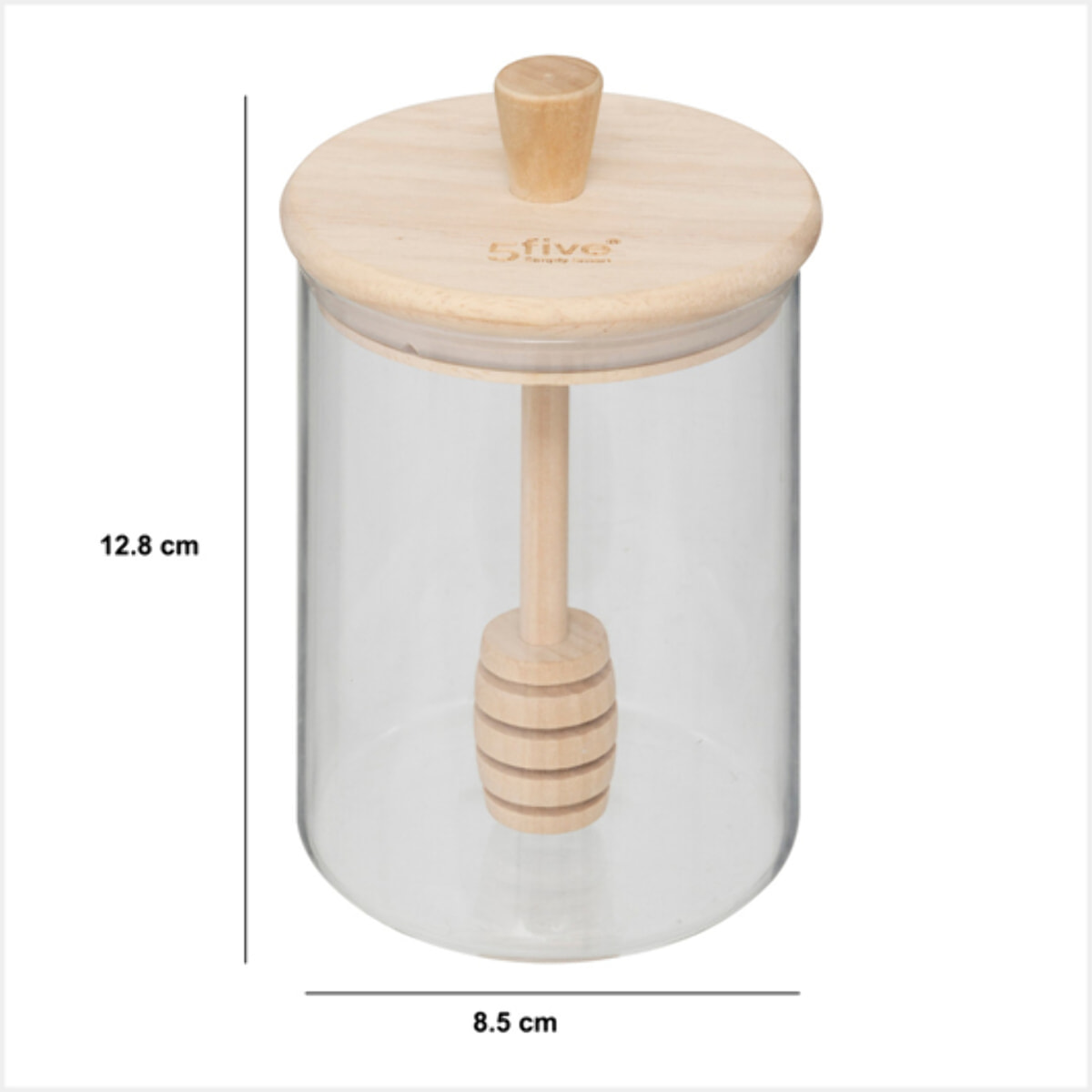 Pot à miel "Hermet" en verre 0,4L