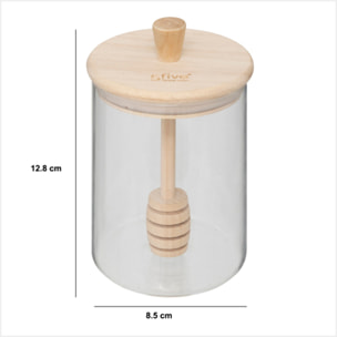 Pot à miel "Hermet" en verre 0,4L