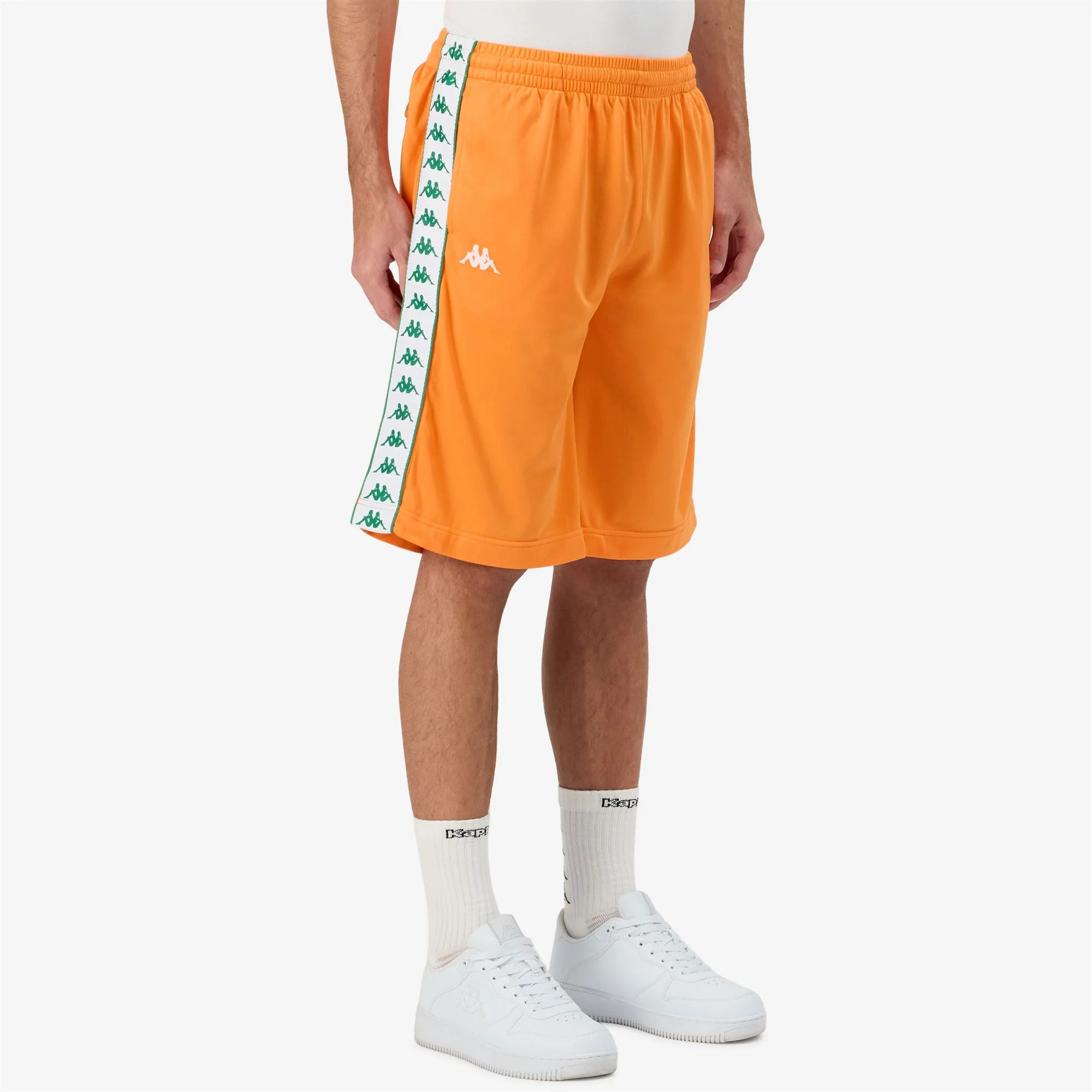 Kappa - Pantaloni Corti Uomo Arancione - 222 Banda Treadwellz