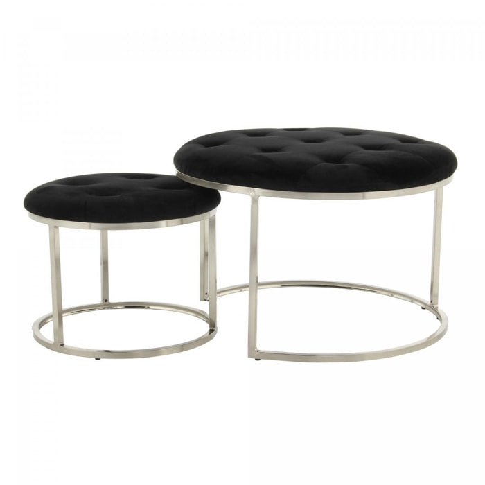 Tabouret semi artisanal Lot de 2 CIKI