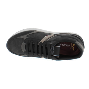 Armata di Mare Scarpe Uomo Sneakers Casual Stringate con Soletta Rimovibile in Memory Foam AMU W24D641 Black