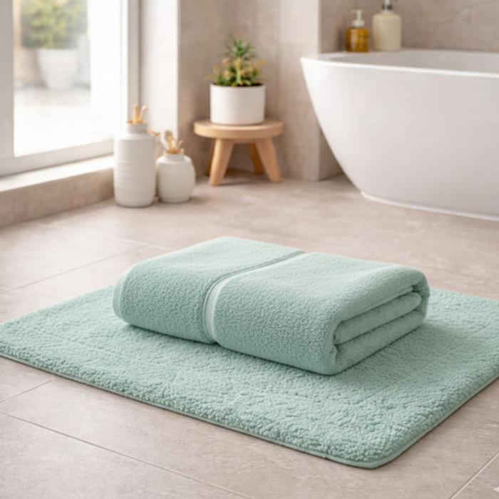 CASA MATTA Telo Bagno in Spugna di Puro Cotone 650 gr/mq_Tiffany