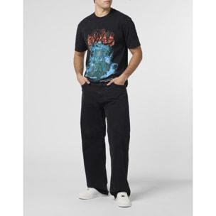 PHILIPP PLEIN Camiseta Cuello Redondo Ss SKELETON