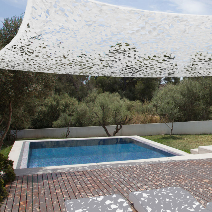 Ombrière blanche - Blanc