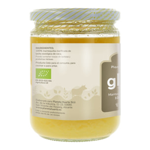 PLANETA HUERTO | Pack 2x Ghee Mantequilla Clarificada ECO 350g – Mantequilla Ghee Ecológica, Alta en Nutrientes y Fácil Digestión