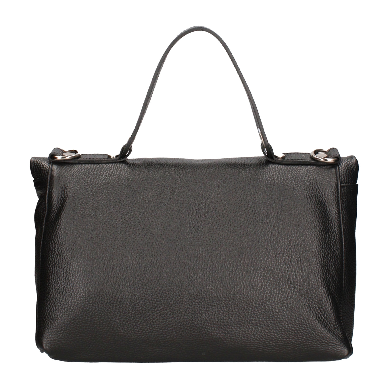 Borsa a spalla convertibile in zaino da donna In Vera pelle Made in Italy 34x21x12 cm