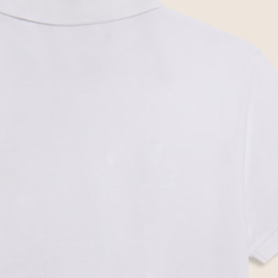Polo Uomo Freddy in Piquet di Cotone con Logo Outline