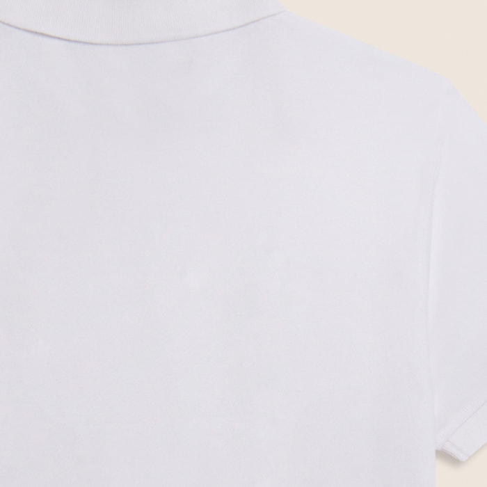 Polo Uomo Freddy in Piquet di Cotone con Logo Outline