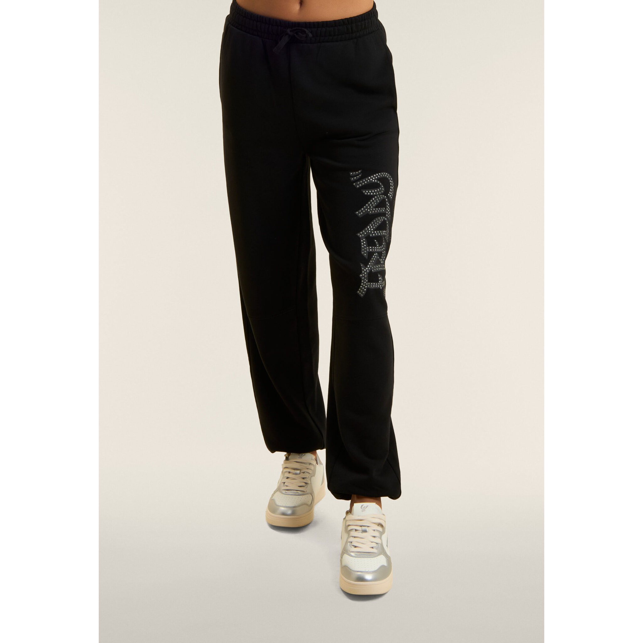 Pantaloni Sportivi Oversize con grafica FREDDY e borchie
