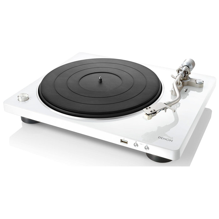 DENON DP-450 USB Blanco Tocadiscos