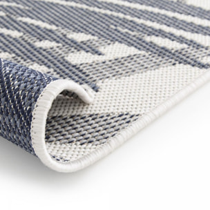 Tapis extérieur tissé kilim rectangle DURU