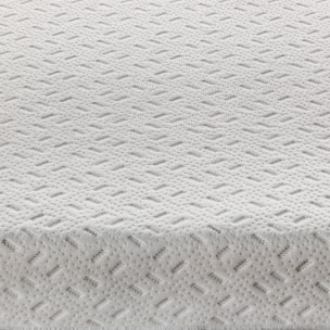 Colchón de Cuna Espuma + Visco | 8cm de altura |OEKOTEX | Funda Extraíble y Lavable | Baby