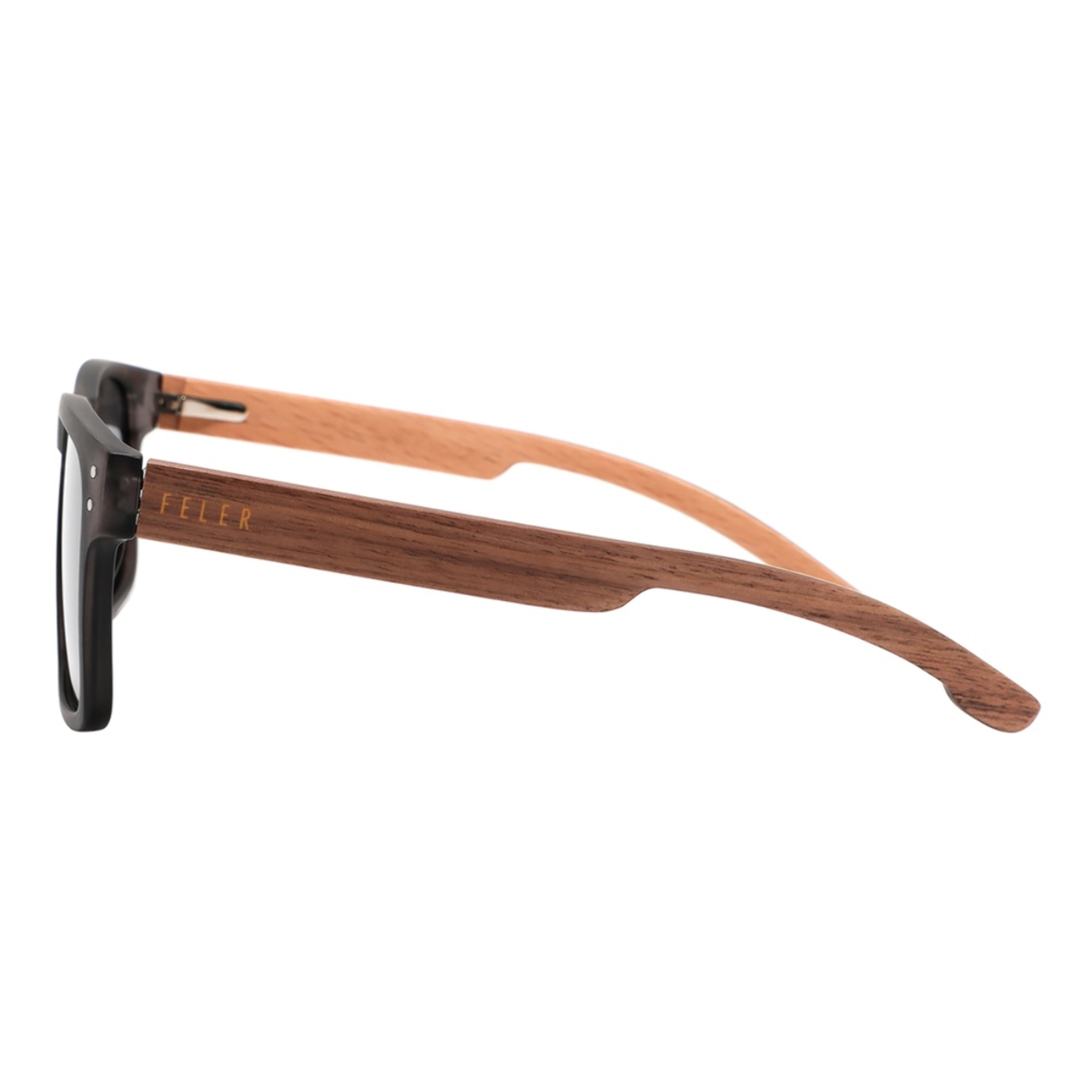 Gafas de Sol Feler 1602P-19 Polarizadas de Madera Unisex 54 mm