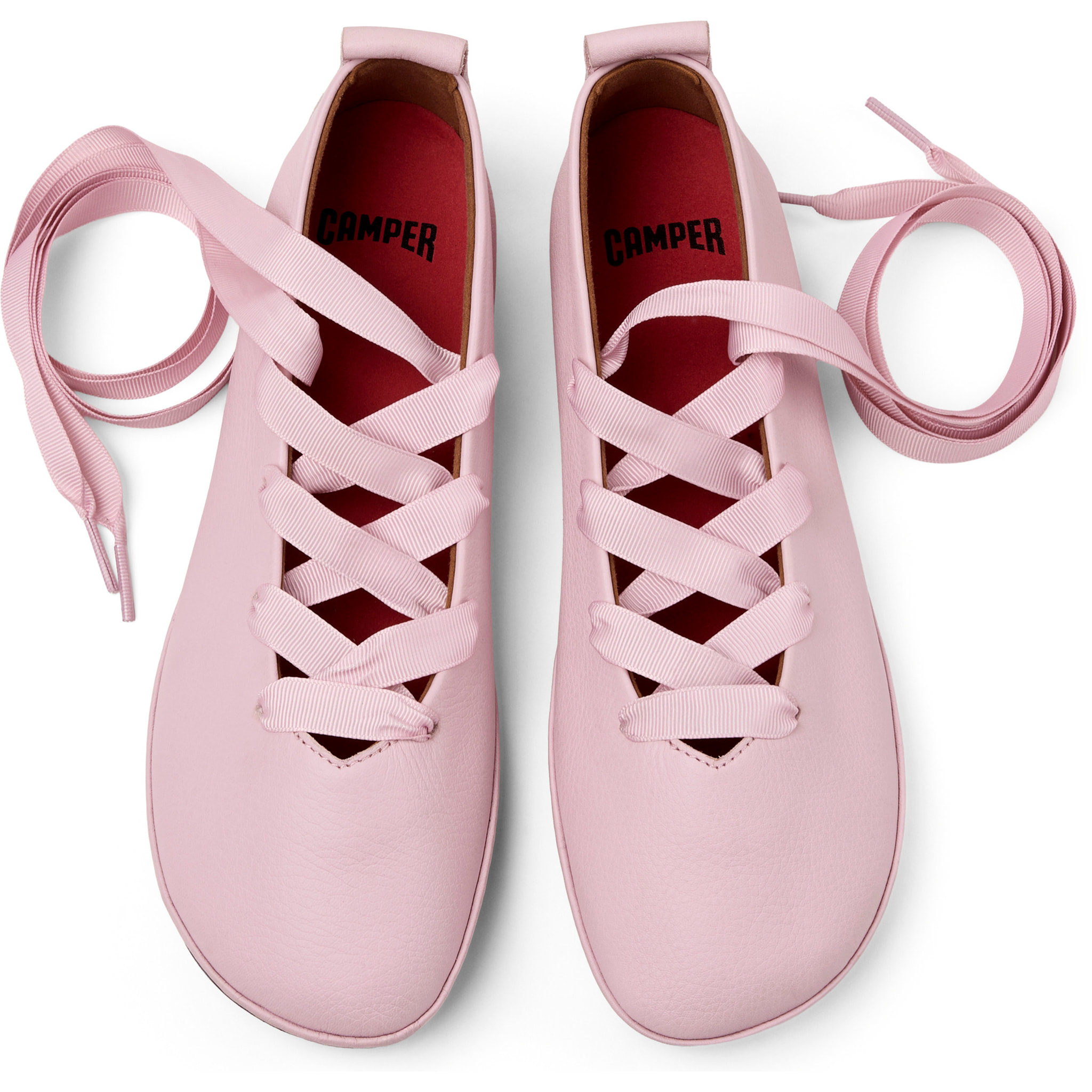 Bailarinas - CAMPER Right Nina - Rosa - Cuero liso