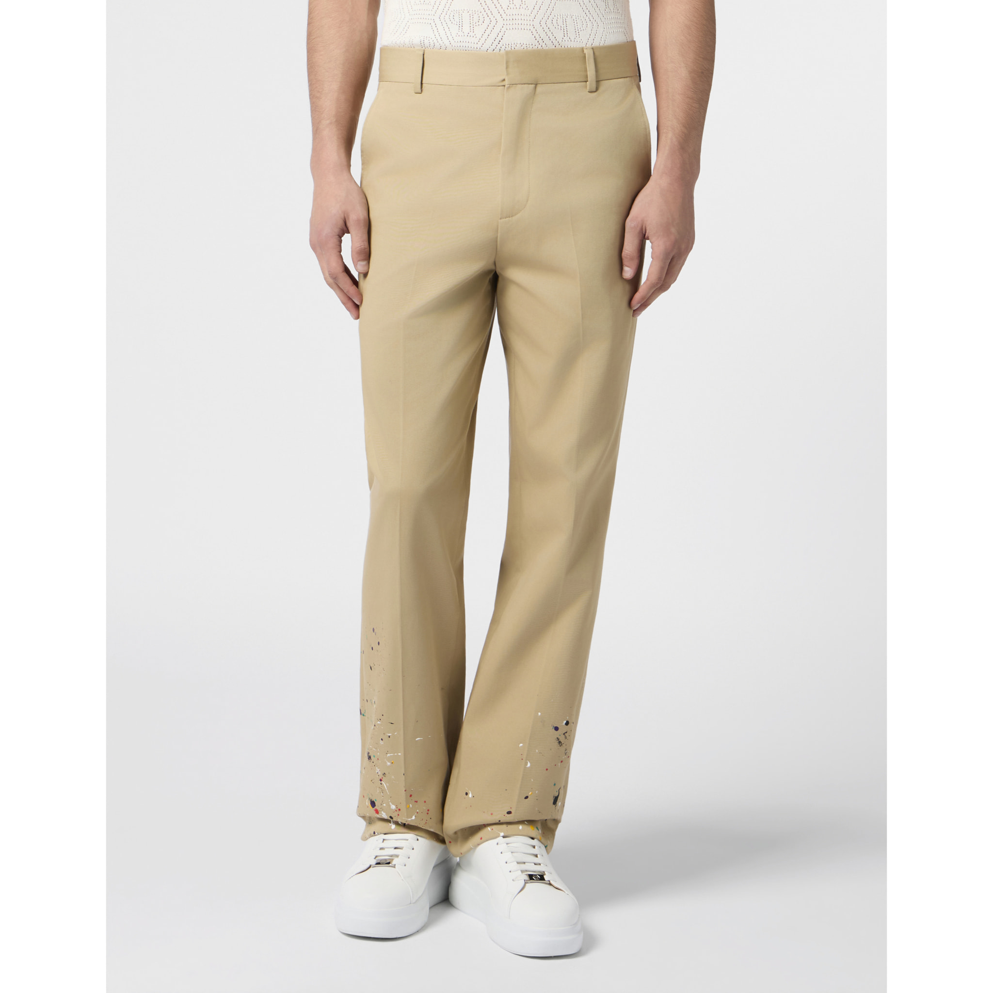 PHILIPP PLEIN Loose Fit Trousers Painted Painted