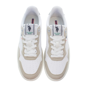 Sneakers U.S. Polo Assn. bianco-verde