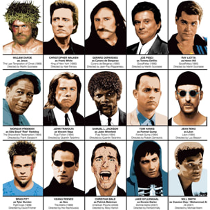Affiche - Legendary actors chronology - Olivier Bourdereau