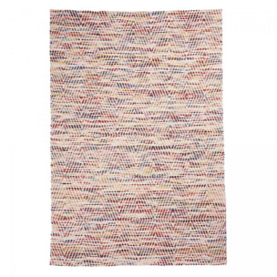 Tapis kilim fait à la main en laine motif ethnique JISO
