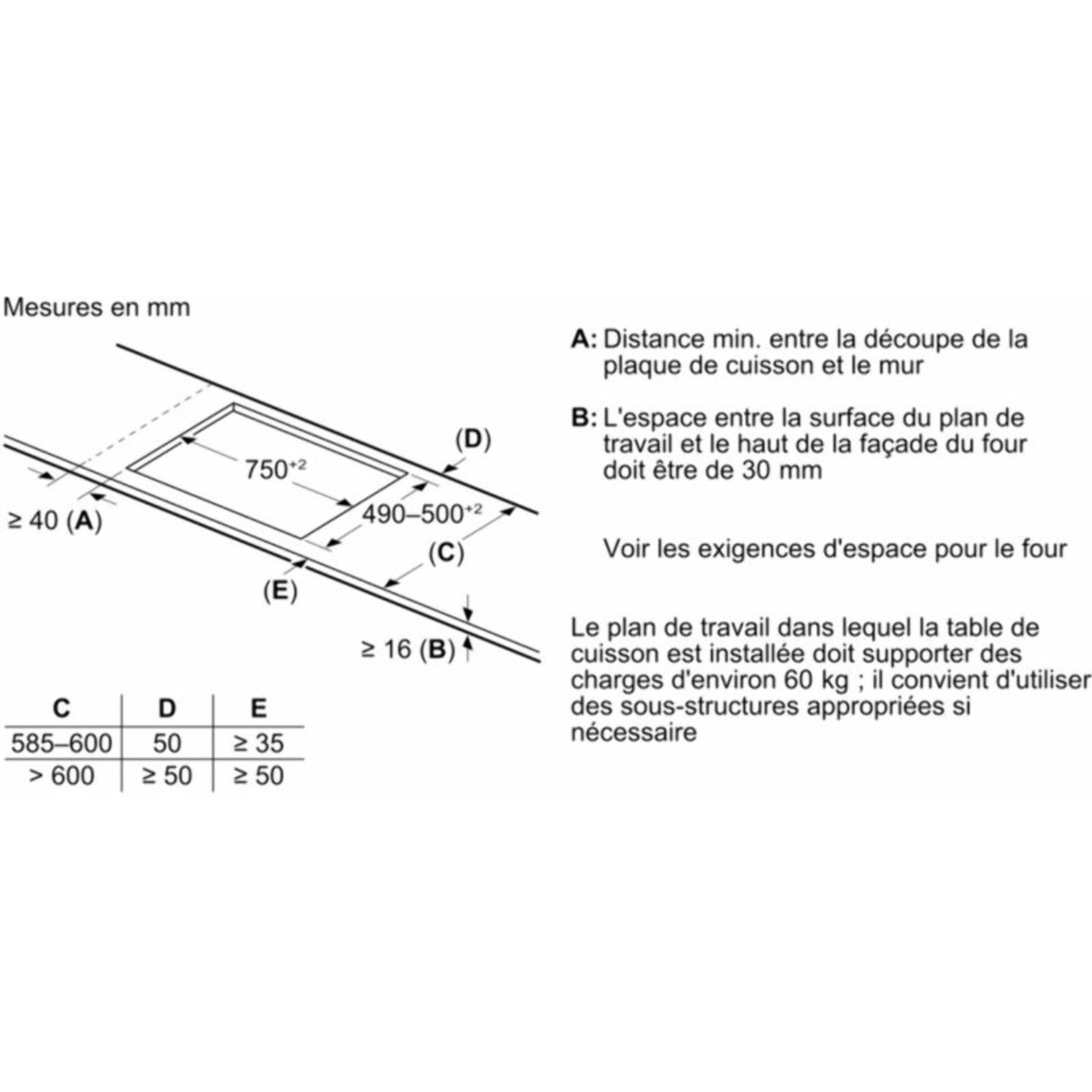 Plaque induction BOSCH PVW831HC1E
