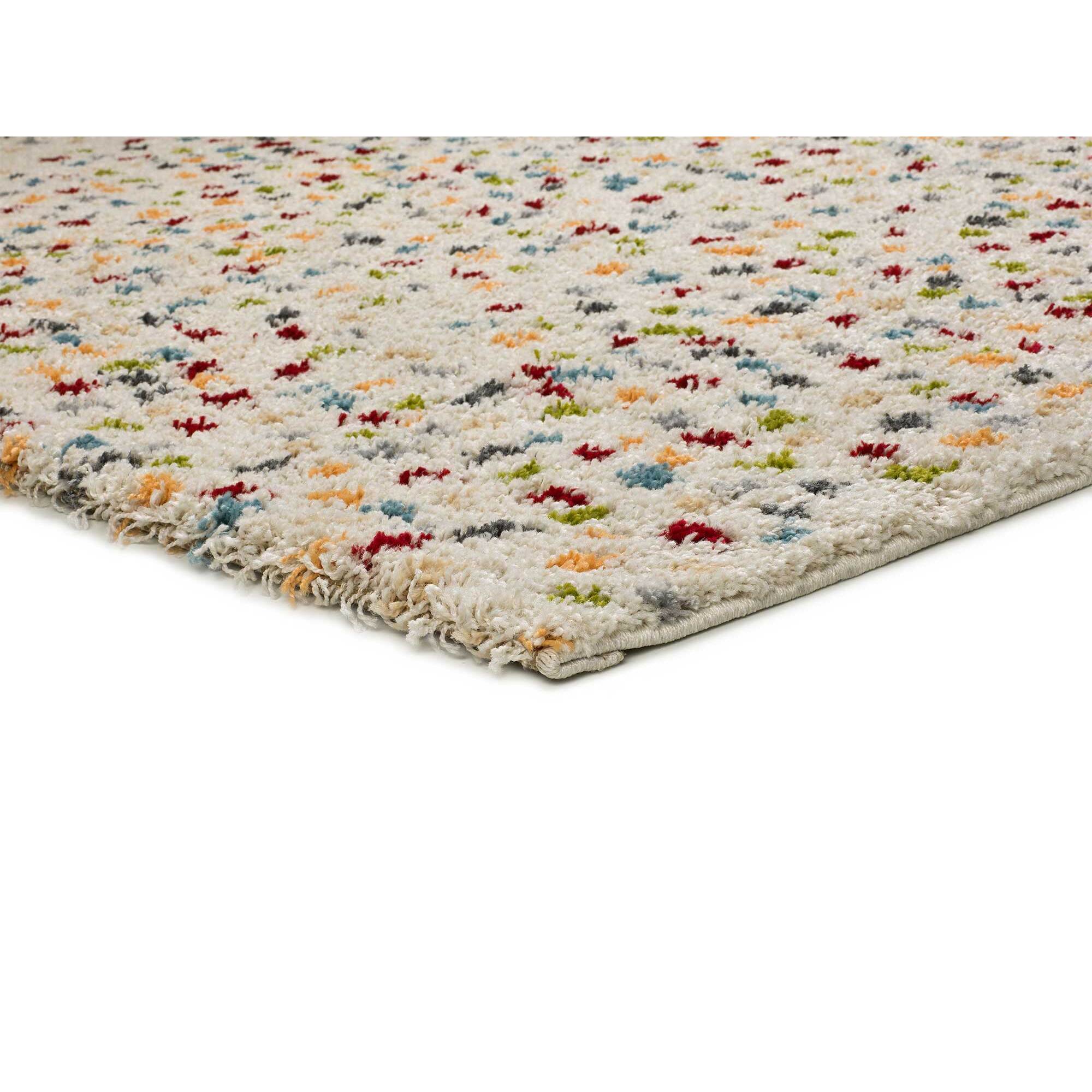KASBAH Alfombra tipo shaggy en beige, varias medidas disponibles
