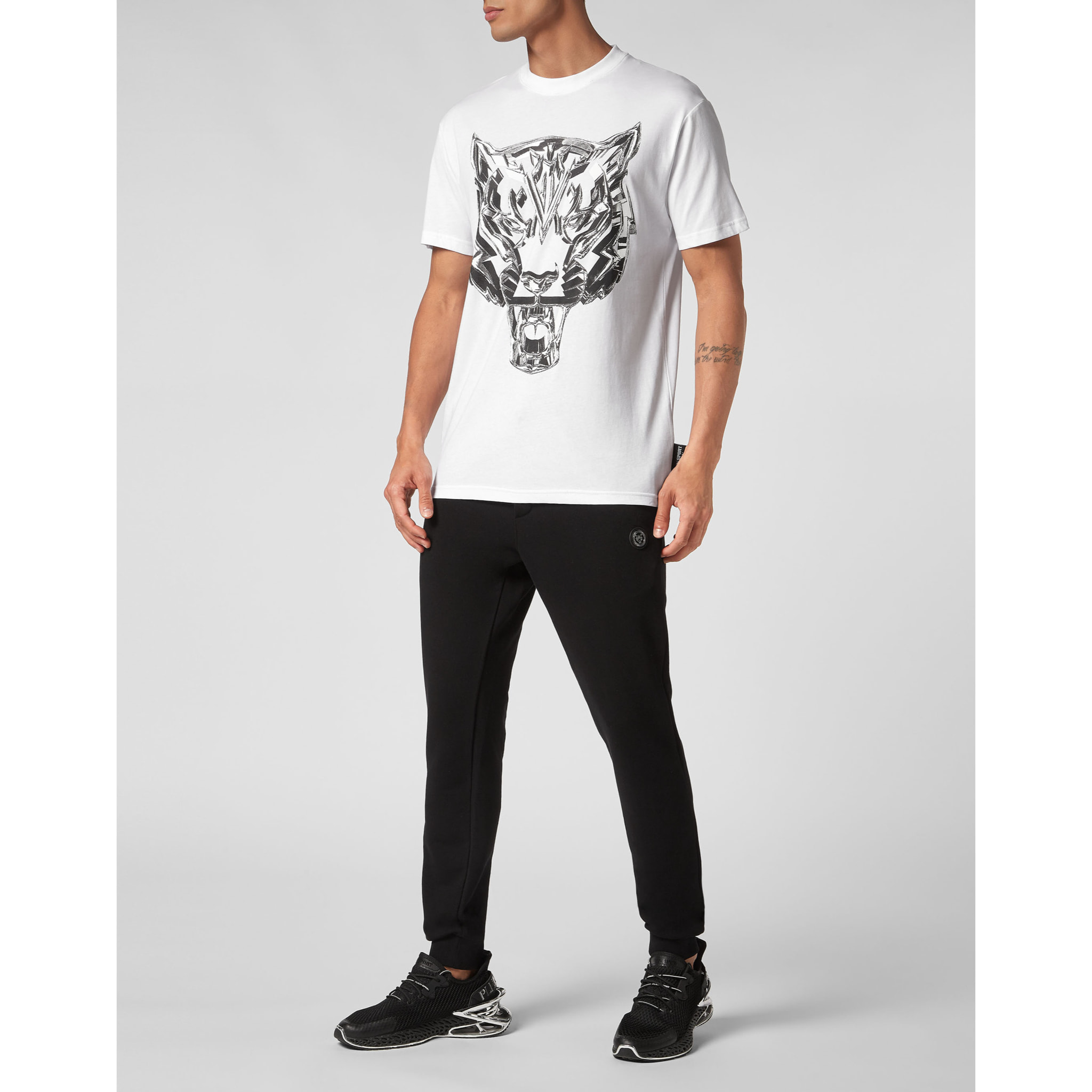 PLEIN SPORT Camiseta Cuello Redondo CHROME TIGER