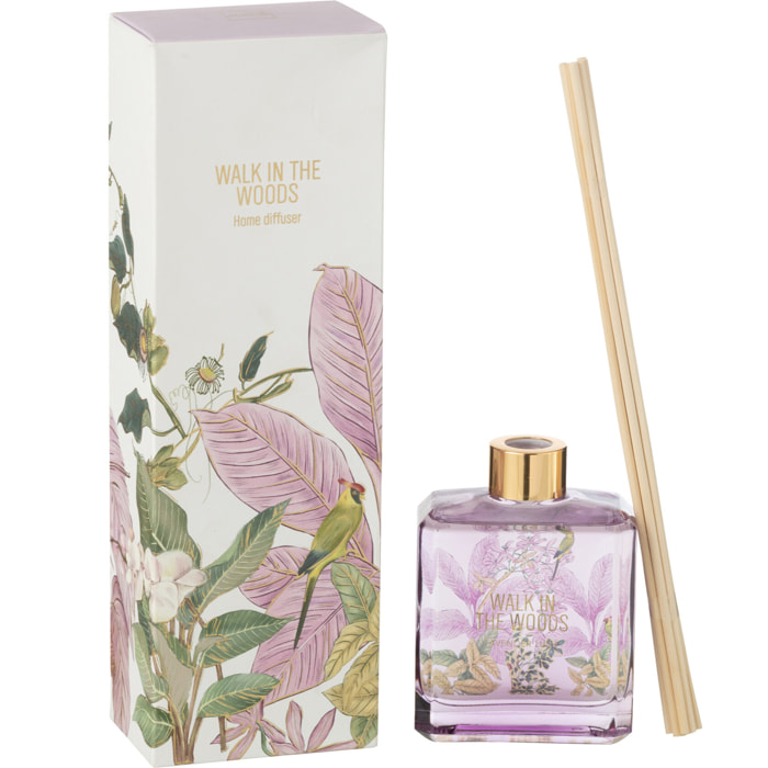J-Line bâtonnets parfumés Walk In The Woods - Mimosa & Rose - 180 ml