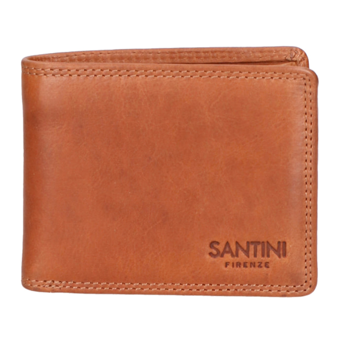 portafoglio unisex In Vera pelle Made in India 13x10x2 cm