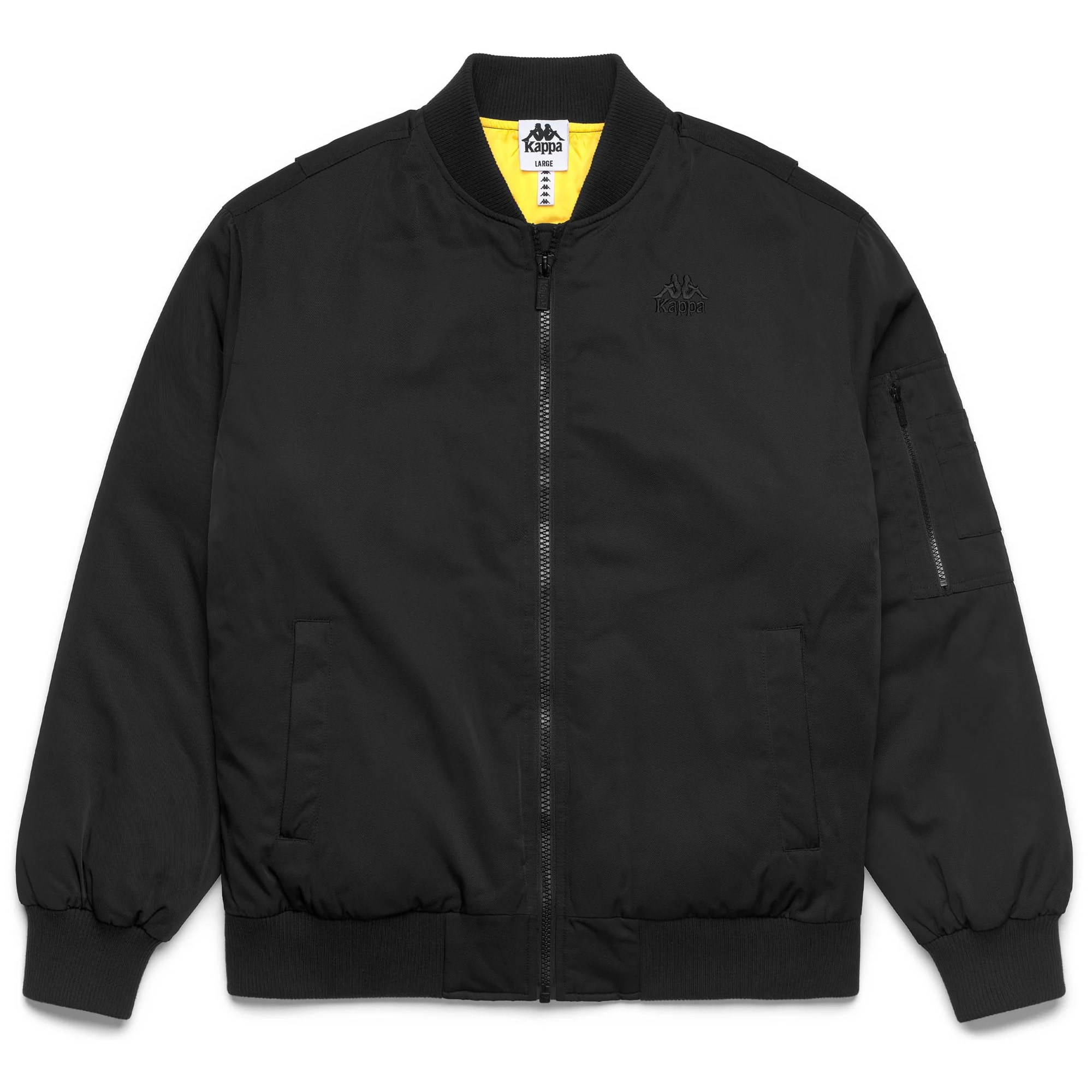 Kappa - Chaquetas Hombre Negro - Authentic Opilio