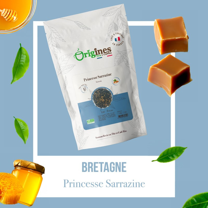 Thé noir Bio Princesse Sarrazine - Sachet 100g