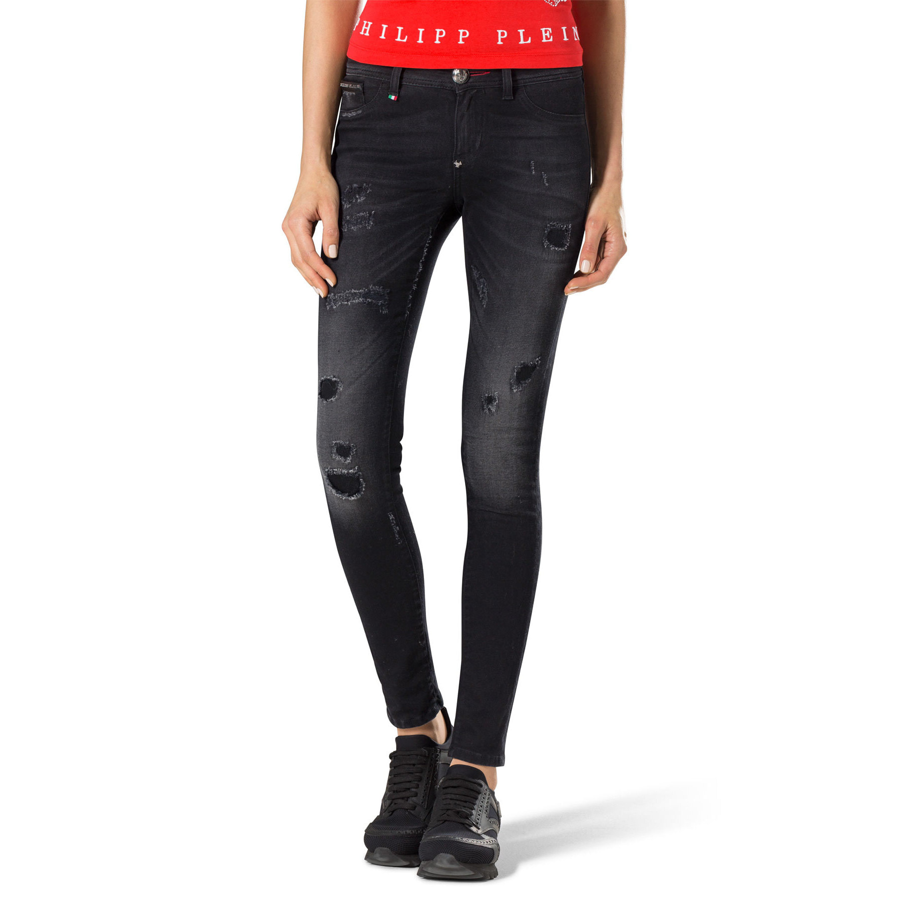 PHILIPP PLEIN jeggings "xoxo"
