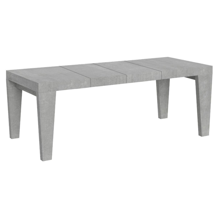 Mesa extensible 90x160/264 cm Spimbo Premium Cemento