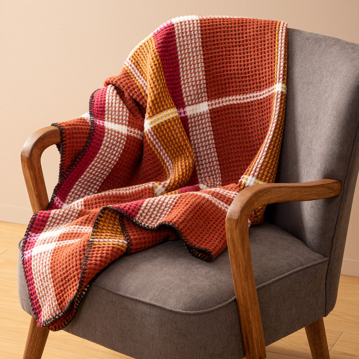Plaid Owen motif tartan 130x180cm
