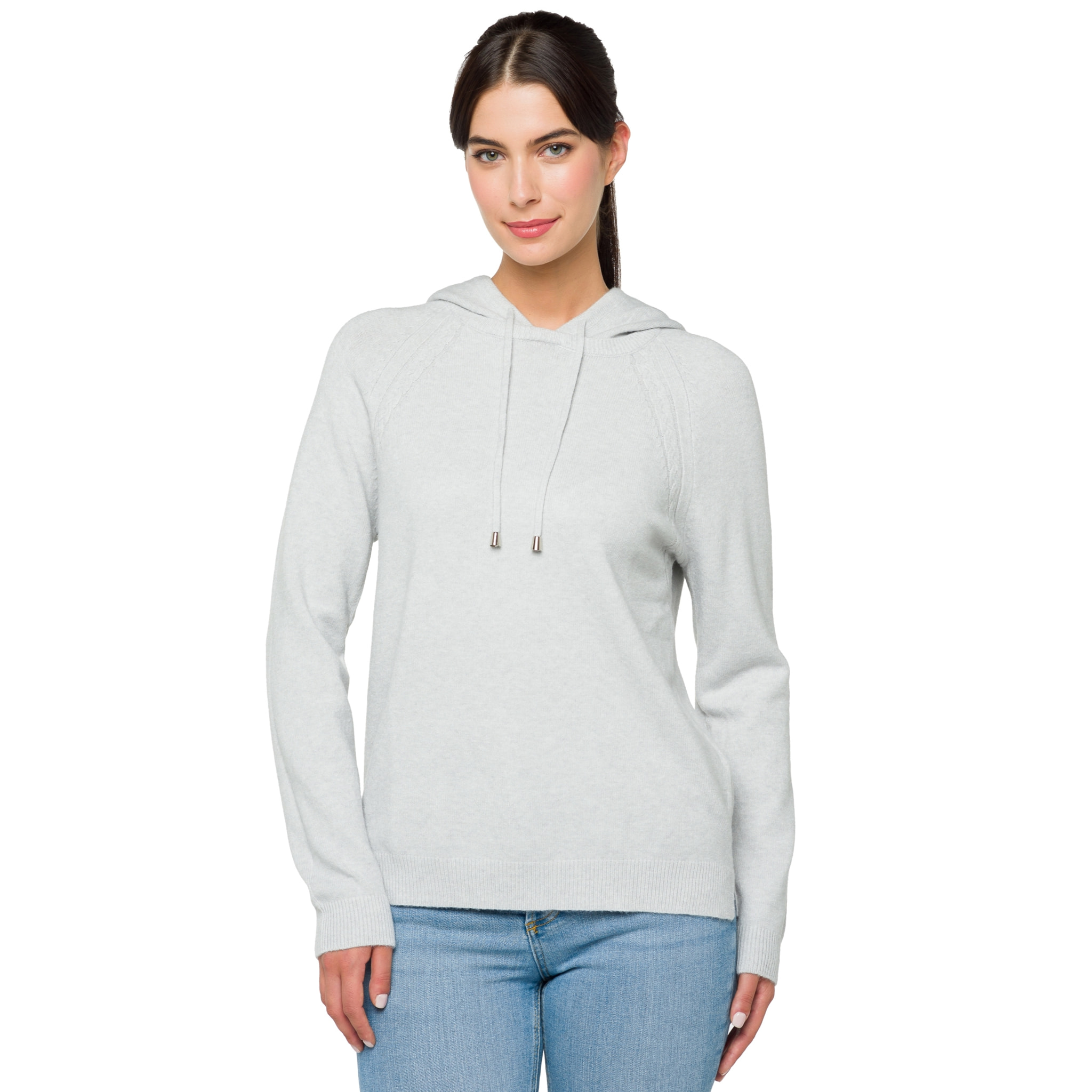 Jersey sudadera con capucha Hot Buttered Clothilde perla gris