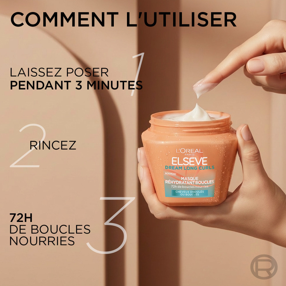 L'Oréal Paris Elseve Dream Long Curls Masque Réhydratant Boucles 290ml