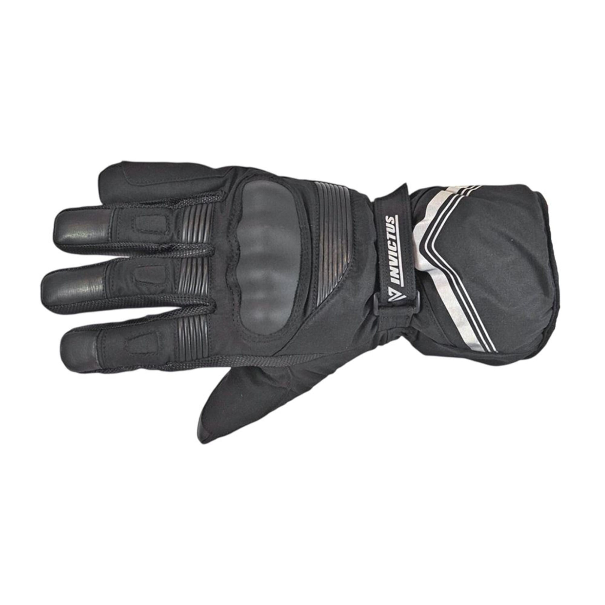 GUANTE POLAR NEGRO GRIS